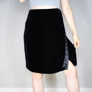 Vintage Talbots Velvet Silk Skirt